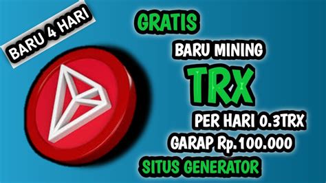 Mining Trx Android Tercepat Gratis Situs Mining Tron Terlegit