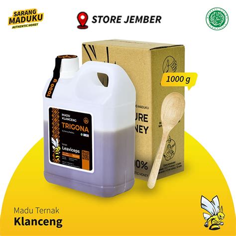 Jual Madu Klanceng Leavy Itama Biroi Murni 100 1 KG 325 ML Shopee