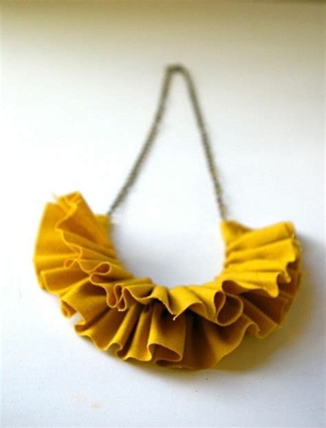 Fabric necklace designs