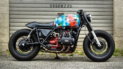 Custom Honda Gl1000 Gold Wing Wears Classic Bmw Gas Tank And Hypnotizing Livery Autoevolution