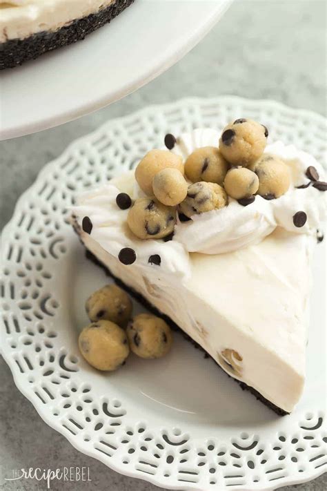 No Bake Chocolate Chip Cookie Dough Cheesecake Recipe Dandk Organizer