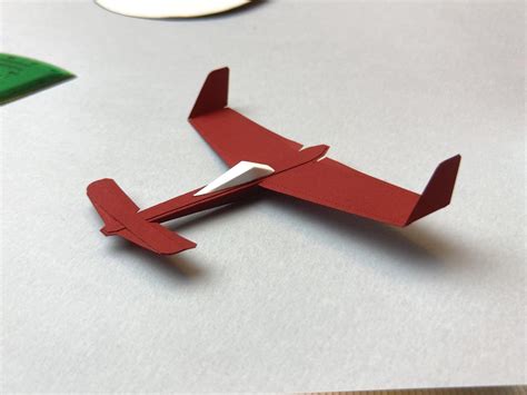 Micro Canard Glider Made Of Card Stock 6 Steps With Pictures