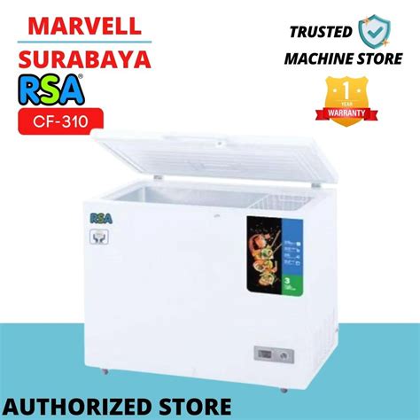 Jual Chest Freezer Rsa Cf Q Kulkas Box Liter Original Shopee