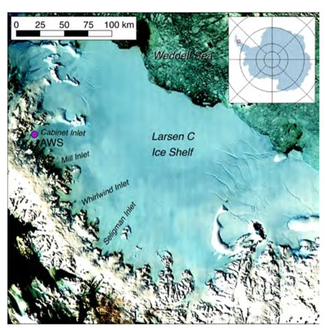 ‘foehn Winds Causing Antarcticas Larsen C Ice Shelf To Melt In Winter