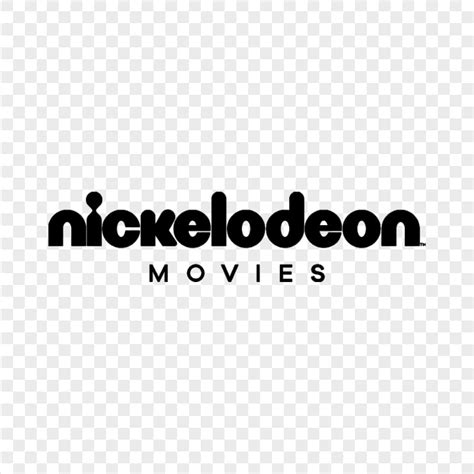 Nickelodeon Movies Black Logo HD PNG | Citypng