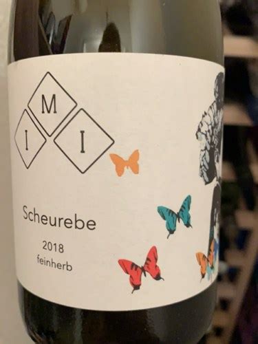 2018 IMI Winery Scheurebe Feinherb Vivino US