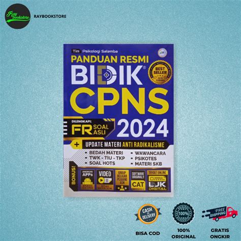 Jual Buku Panduan Resmi Bidik Cpns 2024 Tim Psikologi Salemba Forum