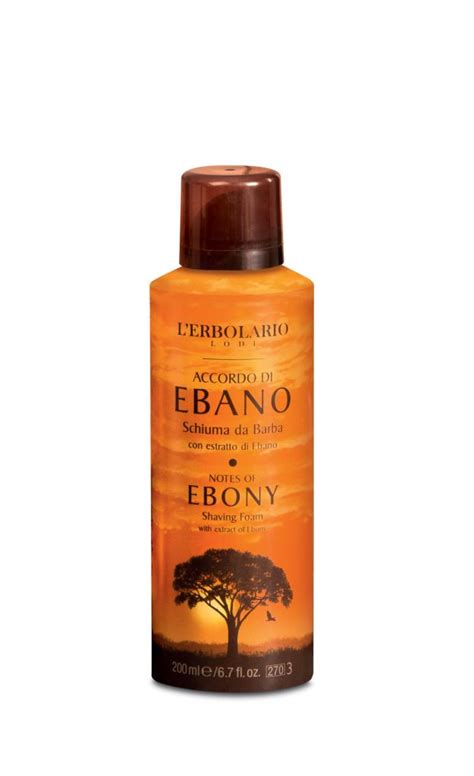 EBONY For Men SHAVING FOAM The Herbarium L Erbolario USA