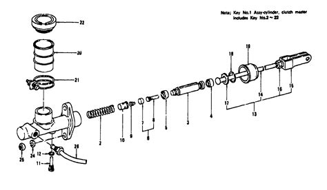 Clutch Master Cylinder Diagram