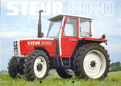 Steyr 8060 8070 8080 8090 Technische Daten Tractorbook De