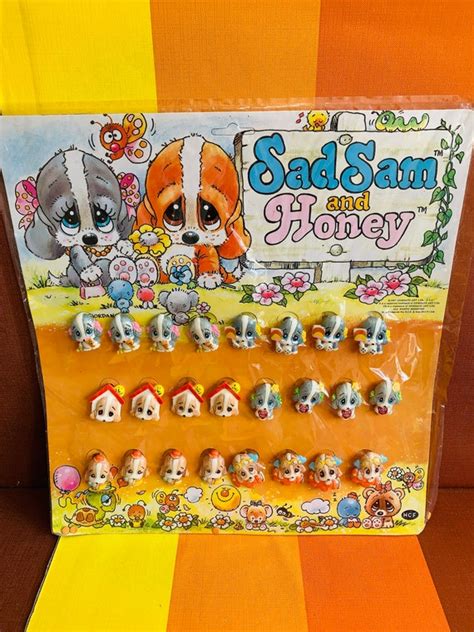 Vintage Sad Sam And Honey Giordano Art Made In Hong Kong 1986 Etsy Uk