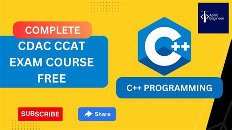 Cpp Course Cdac Ccat Exam Course Cdac Ccat Exam Prepration Cdac