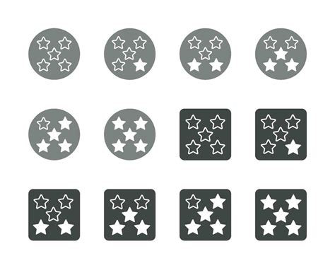 rating five star icon set,vector and illustration 31108549 Vector Art ...