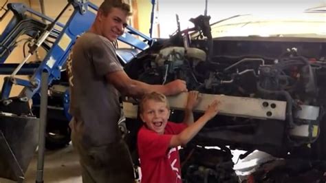 8 Year Old Boy Lifts Car Off Father Credits An Angel For Helping