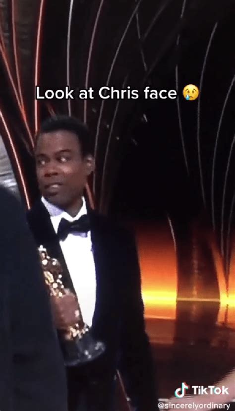 Chris Rock Looks Stunned And Emotional In Heartbreaking Footage