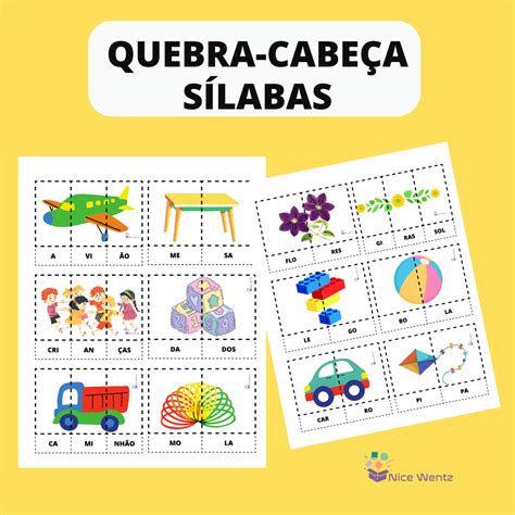 Quebra Cabeça Das Silabas