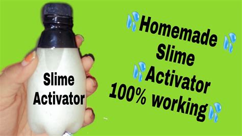 How To Make Slime Activator 100 Working Activator Diy Slime Activator Homemade Slime