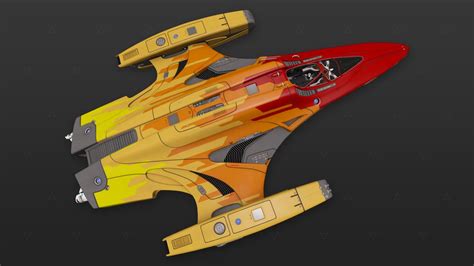 Imperial Courier Predator Rojo Dise Os Elite Dangerous Gamestore