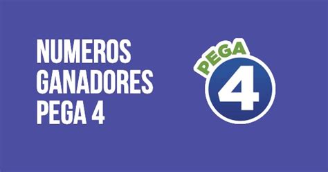 Pega 4 Numeros Ganadores, Pega 4 Winning Numbers, Pega 4 Noche