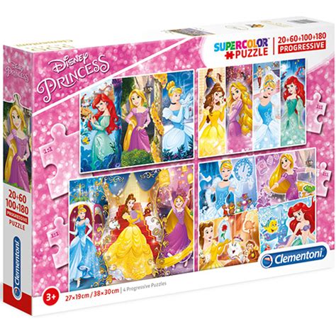 Disney Hercegnők Supercolor 4 az 1 ben puzzle Clementoni vásárlás a