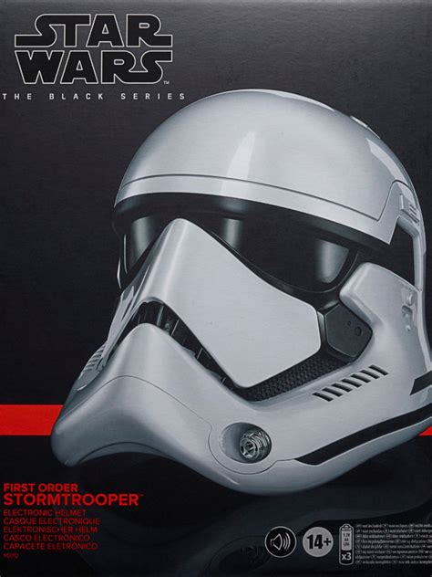 The Black Series First Order Stormtrooper Premium Electronic Helmet – DX SABERS