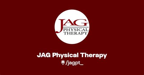 Jag Physical Therapy Instagram Facebook Linktree