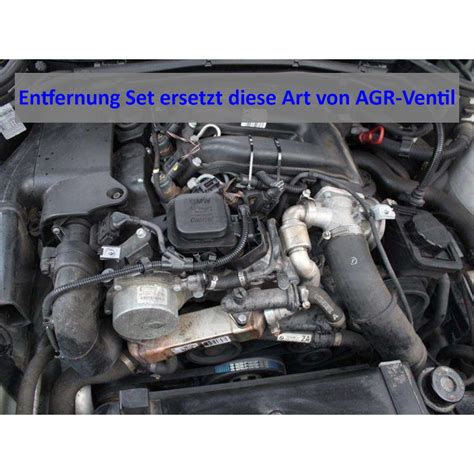 AGR Ventil Entfernung Set für BMW E46 X3 E83 mit 2 0 D M47N M47N2 Motoren