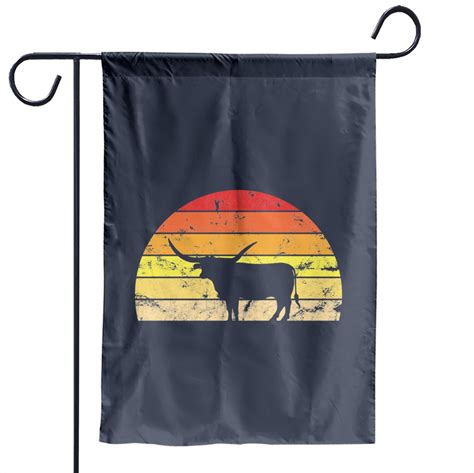 Retro Texas Longhorn - Texas - Garden Flags sold by Minh Nguyen | SKU ...