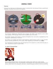 Animal Farm Themes.pdf - ANIMAL FARM Themes A theme is an idea that runs throughout a text. In ...