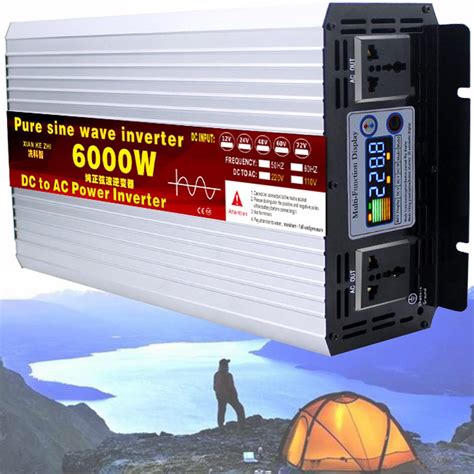 Cuzone 6000w8000w12000w Peak Pure Sine Wave Power Inverter Dc 12v 24v 48v 60v 72v To 110v 230v