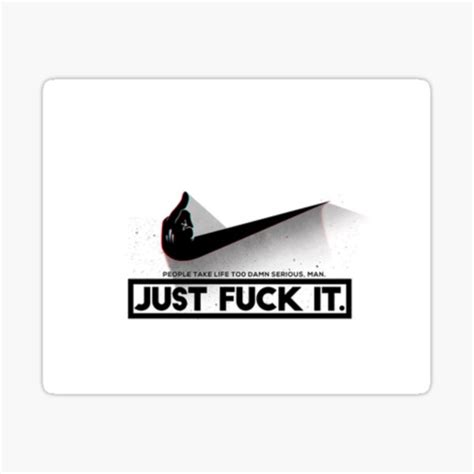 Nike Just Fuck It Sticker For Sale By QualityClo Redbubble