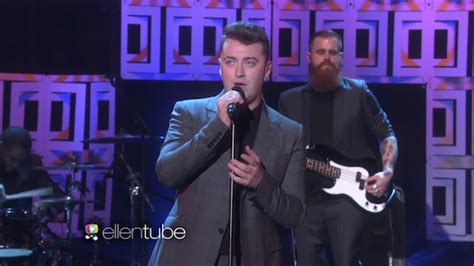 Sam Smith Performs “I’m Not The Only One” On ‘The Ellen Degeneres Show ...