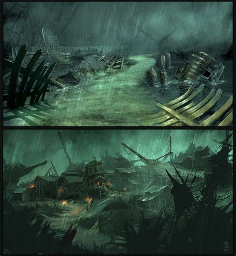 Pirate Ship Graveyard By Miggs69 On Deviantart