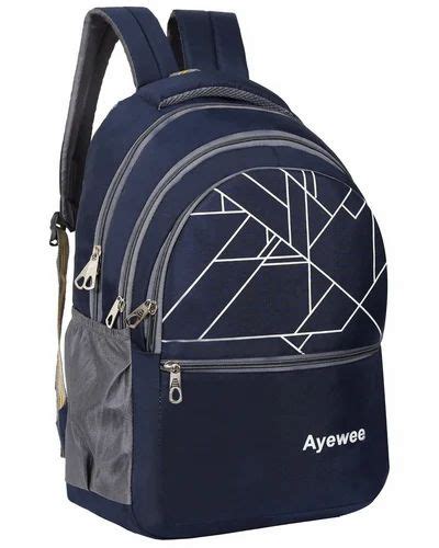 Ayewee Polyester Navy Blue Travel Backpack Bag Number Of Compartments