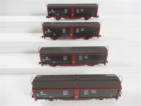 Roco H0 46647 Freight Carriage 4x Sliding Wall Wagon Catawiki