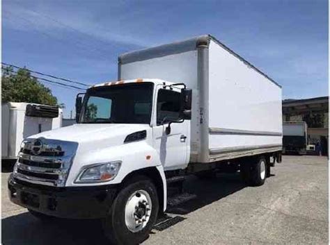 Hino 268 24ft Box Truck Side Door Liftgate 85k Miles 26 000 Gvwr