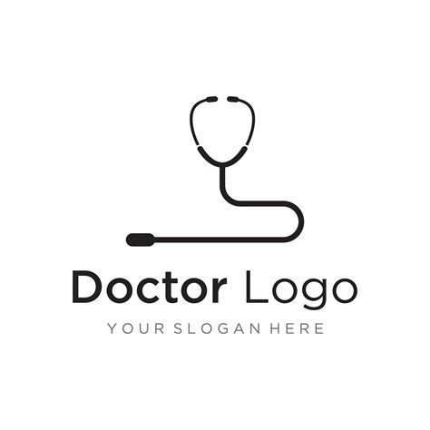 Doctor Stethoscope Logo Template Design For Health Care With Creative