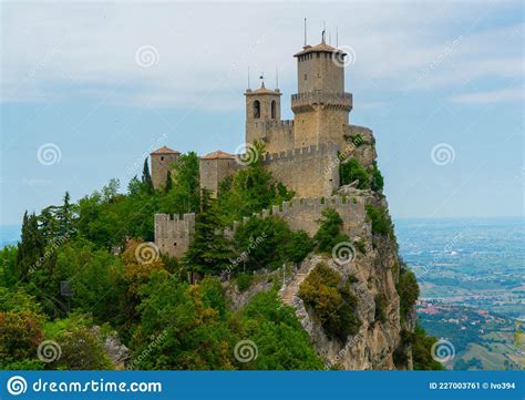 Towers On Top Of The San Marino Mountain Editorial Photo Image Of