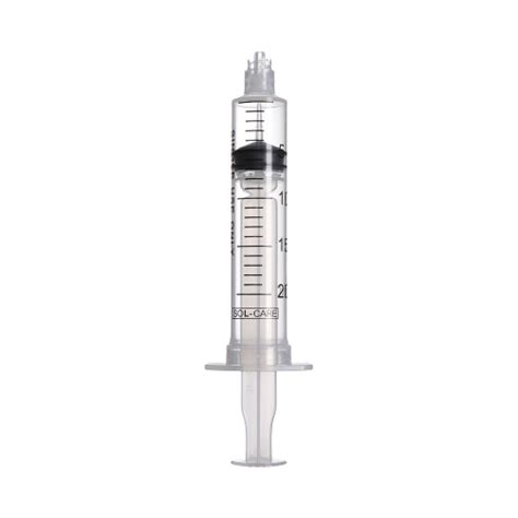 Sol Millennium 120009IM 20ml Luer Lock Safety Syringe W O Needle 600