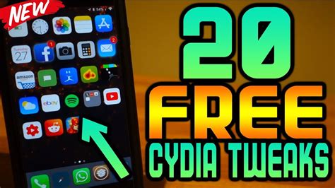 Top 20 Free Cydia Jailbreak Tweaks You Can Download Now With Electra