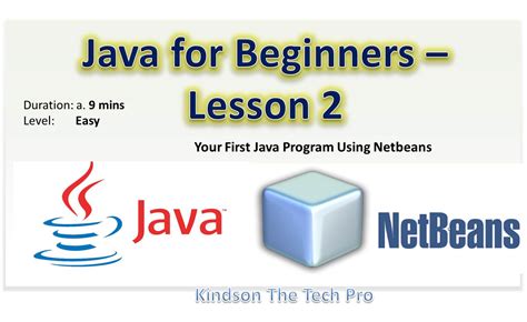 Java Progamming For Beginners Lesson 2 Write Your First Java Program