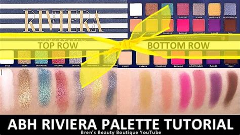 Abh Riviera Palette Tutorial And Review Hooded Eyes Hooded Eye Makeup Tutorial Palette