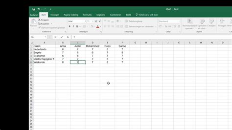 Hoe Kolom Maken In Excel