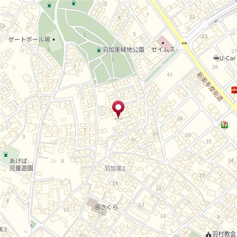 東京都羽村市羽加美2－6－9 の地図 Mapfan