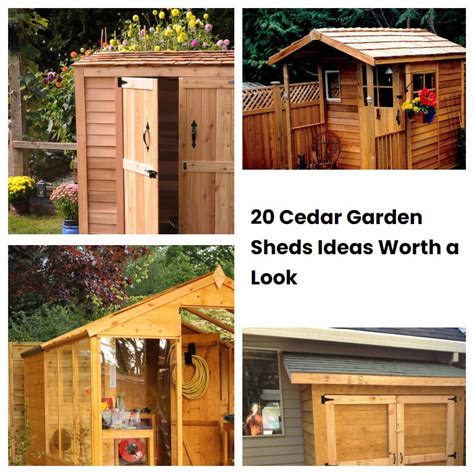 20 Cedar Garden Sheds Ideas Worth A Look Sharonsable