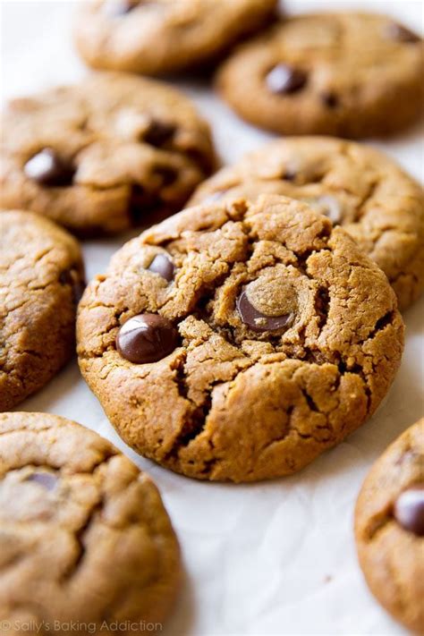 Flourless Almond Butter Chocolate Chip Cookies Sallys Baking Addiction