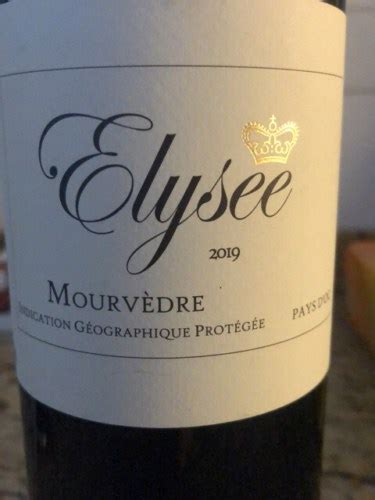 Elysee Mourvèdre Vivino US