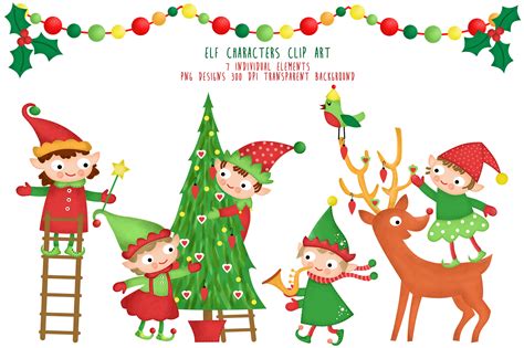 Staples Holiday Elves Clipart