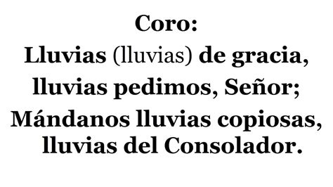 251 Lluvias De Gracia Himnario Celebremos Su Gloria YouTube