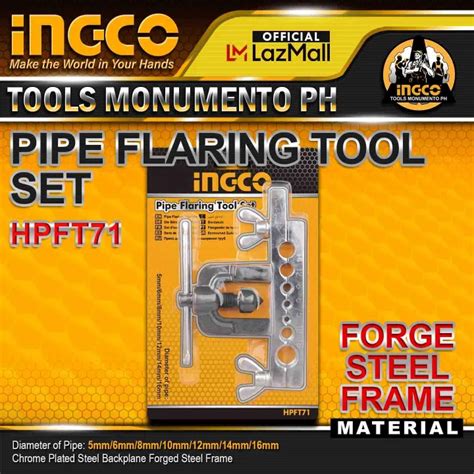 Ingco 5 16mm Pipe Flaring Tool Set Hpft71 Ingco Tools Monumento